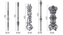 Balusters Bl.01 - Bl.05