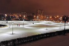 Italian Square in Togliatti. 2020