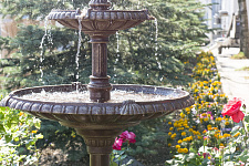Cast iron fountain in St. Petersburg