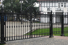 The territory of the hotel complex, in August 2011, the Kaliningrad region