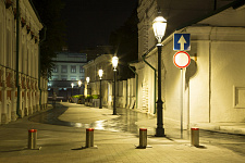 Historical lantern and-1 in Moscow
