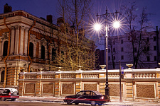 Artistic lights on Vosstaniya Street. 2015