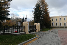 Illumination of the area of ??the central military district prosecutor's office in Yekaterinburg, 2018