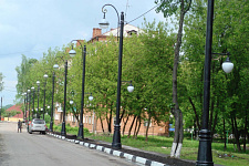 Supports of external lighting, Klin