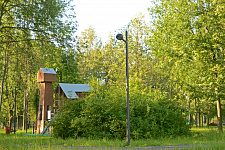 Nameless garden on the corner of Revolution Highway and Kommuny Street, St. Petersburg 2024