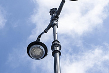 New lights on Ligovsky pr., And Malaya Morskaya Str. in St. Petersburg
