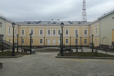Illumination of the area of ??the central military district prosecutor's office in Yekaterinburg, 2018