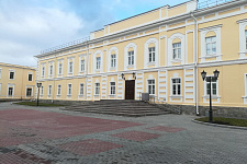 Illumination of the area of ??the central military district prosecutor's office in Yekaterinburg, 2018