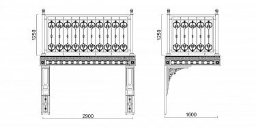Balcony railing B.18