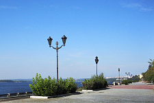 Embankment of the Volga River, in September 2011, Samara