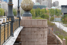 Lighting bridges Astana