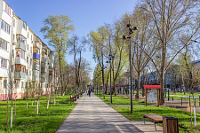 New square and boulevard in Samara, 2021