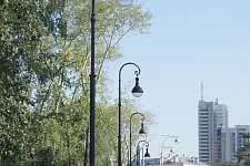 Cast-iron lanterns in Yekaterinburg