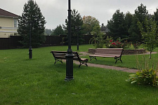 Private area in the Moscow region. 2019