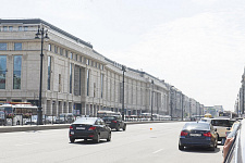 New lights on Ligovsky pr., And Malaya Morskaya Str. in St. Petersburg