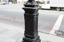 New lights on Ligovsky pr., And Malaya Morskaya Str. in St. Petersburg