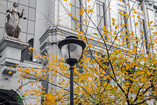 Bunin's Square in Moscow, 2016