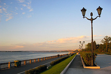 Embankment of the Volga River, in September 2011, Samara