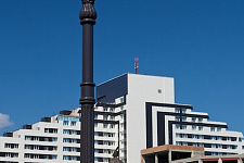 The territory near the monument to Nikolai Petrovich Ryazanov, Krasnoyarsk