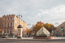 Truda square, Saint-Petersburg. 2021