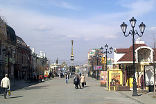 Kirov Street, in April 2011, Chelyabinsk