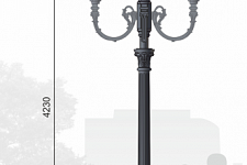 Patinated lights in Moscow, 2020