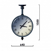 Street wall clocks PCH4.W01-05