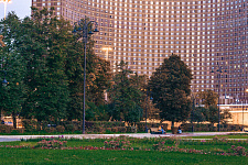 Lights at the Exhibition Center, Moscow. 2015
