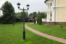 Private area in the Moscow region. 2019