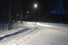 Lighting a gated community in the Moscow region