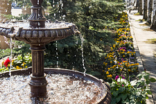 Cast iron fountain in St. Petersburg