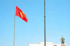 Lanterns, Bishkek, Kyrgyzstan, Government House Square, 2023