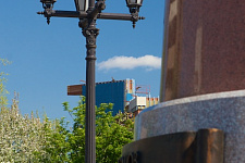 The territory near the monument to Nikolai Petrovich Ryazanov, Krasnoyarsk