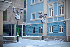 Lanterns with clock, Moscow. 2016
