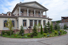 Landscaping in a private home in Almaty, Kazakhstan