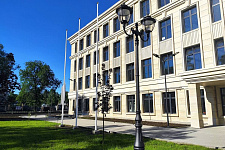 Gazprom School on Krestovsky Island in St. Petersburg