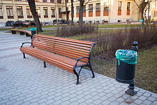 Square on the street. Torzhkovskaya, St. Petersburg, 2020