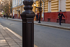 street lighting Tverskaya and Bolshaya Bronnaya, Moscow, 2018