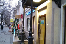 Cast-iron canopy on Kirov Avenue in Saratov, 2018