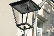 Historical lantern and-1 in Moscow