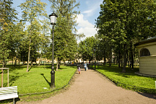 Ovsyannikovsky garden, in December 2013, St. Petersburg