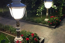 Illumination of private land in Sochi, 2018