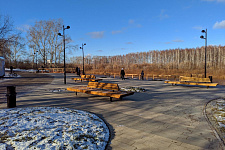Square "City Garden", Glazov, Udmurtia, 2019