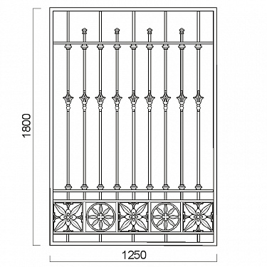 Window fence Ro.07