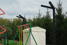 L-shaped support for the private customer in Omsk, 2020