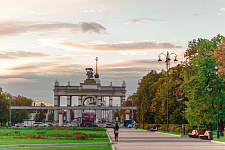 Lights at the Exhibition Center, Moscow. 2015