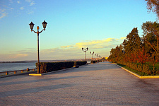Embankment of the Volga River, in September 2011, Samara