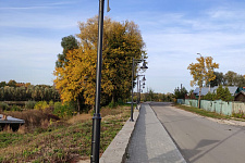 Lighting waterfront in Vladimir, 2020