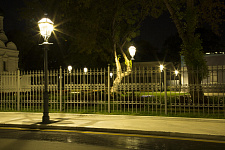 Historical lantern and-1 in Moscow
